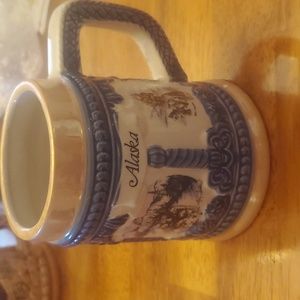Alaska Lusterware Souvenier Stein Mug